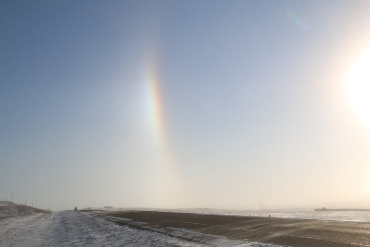 Winter Rainbow SkySpy Photos, Images, Video